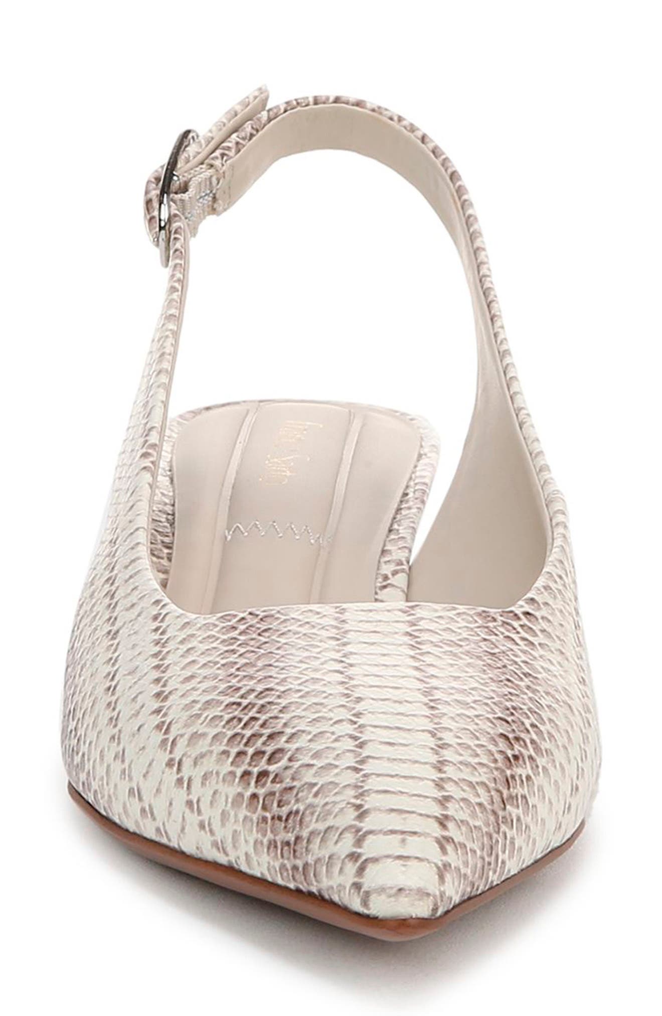 Franco Sarto Marlow Slingback Kitten Heel Pump, Alternate, color, Grey