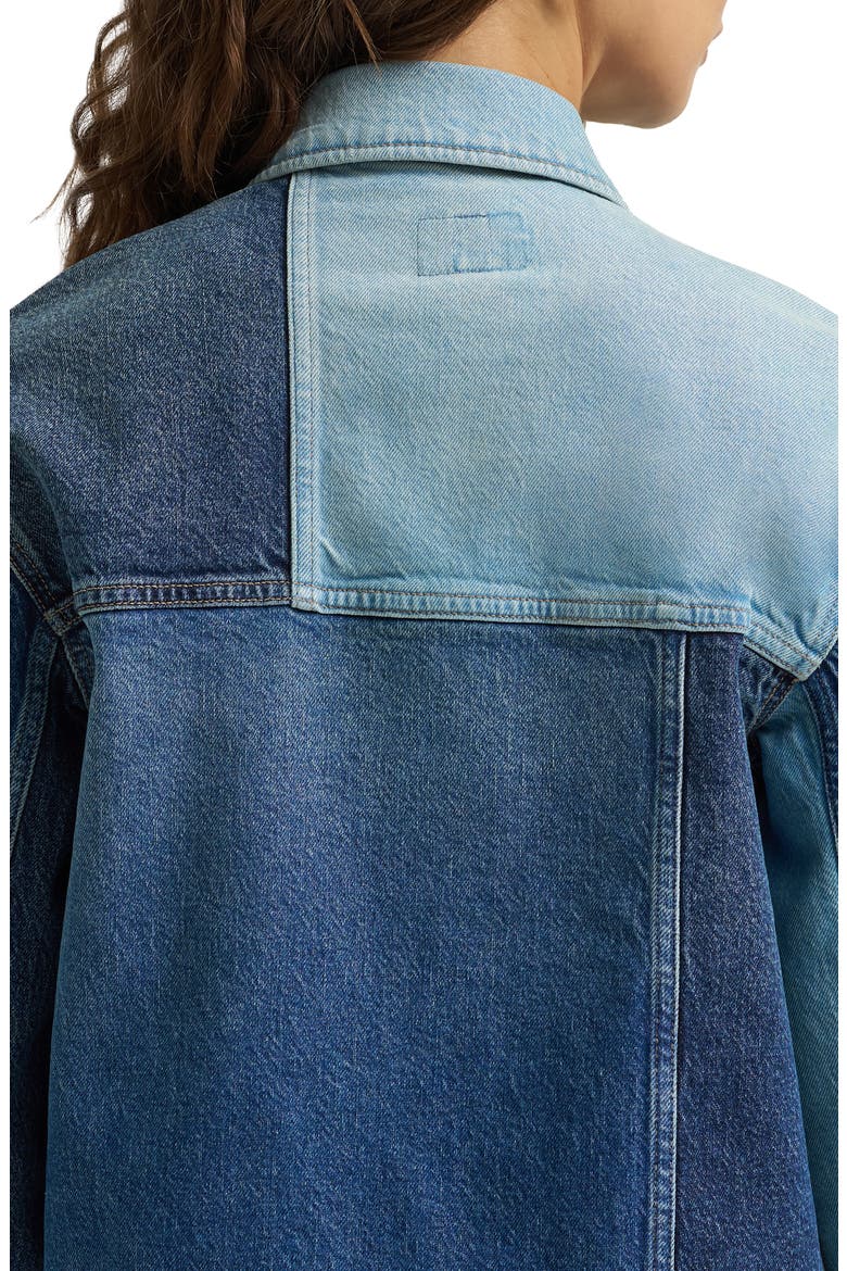 Patched Denim Chore Jacket, Alternate, color, STORMING OUT