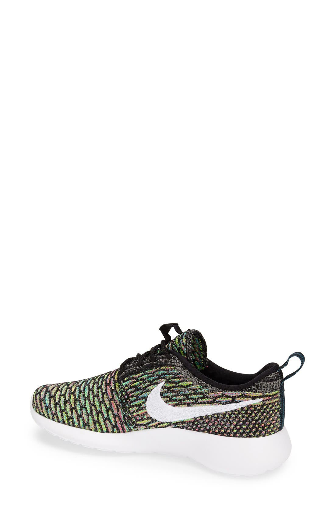 Nike FlyKnit Roshe Run Sneaker, Alternate, color, 