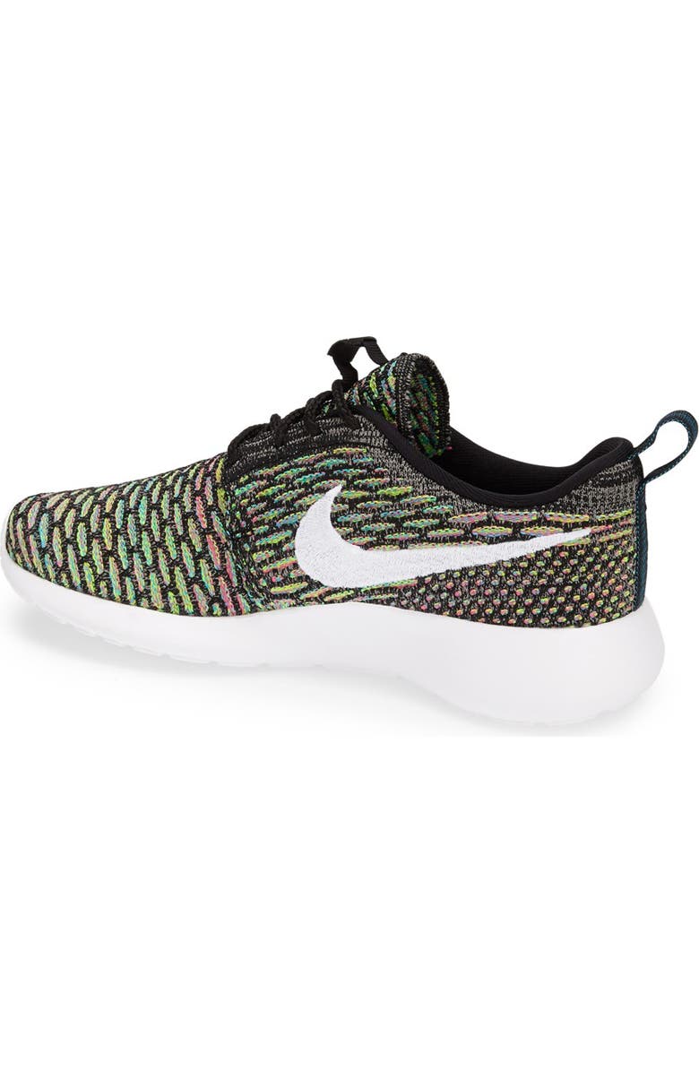 Nike FlyKnit Roshe Run Sneaker, Alternate, color,