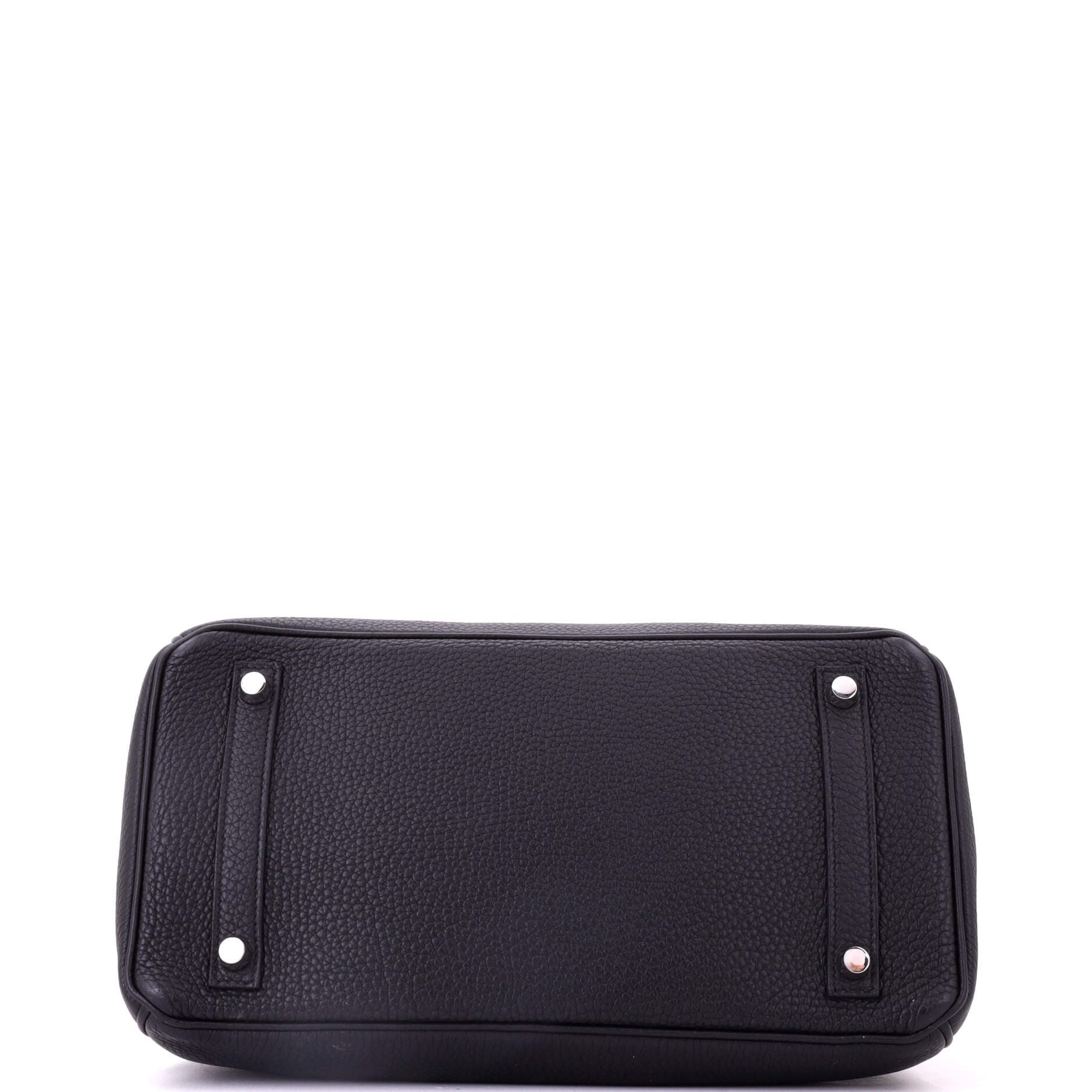 Birkin Handbag Black Togo with Palladium Hardware 30, Alternate, color, Black