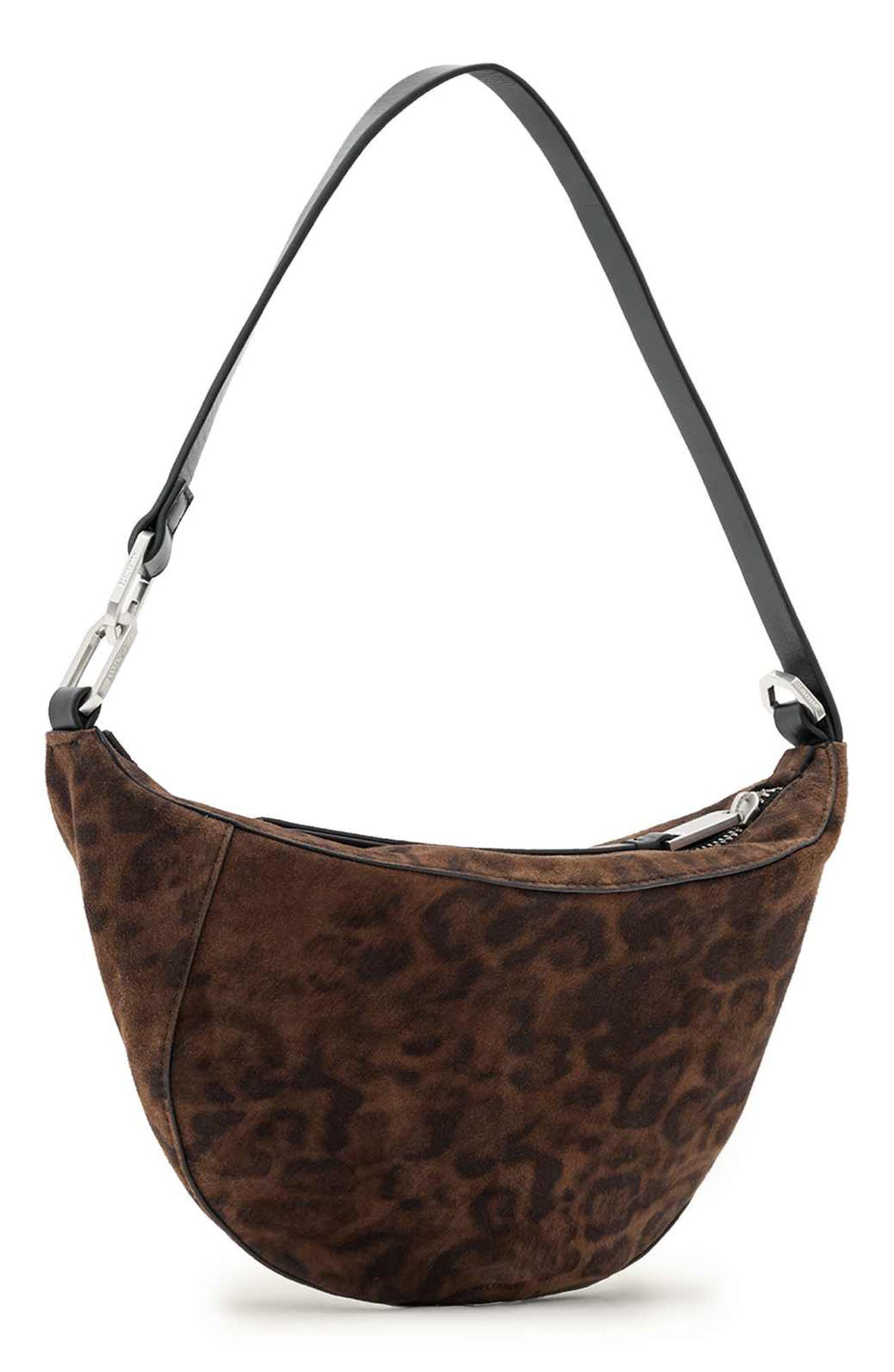 Micro Luna Shoulder Bag, Alternate, color, LEOPARD BROWN