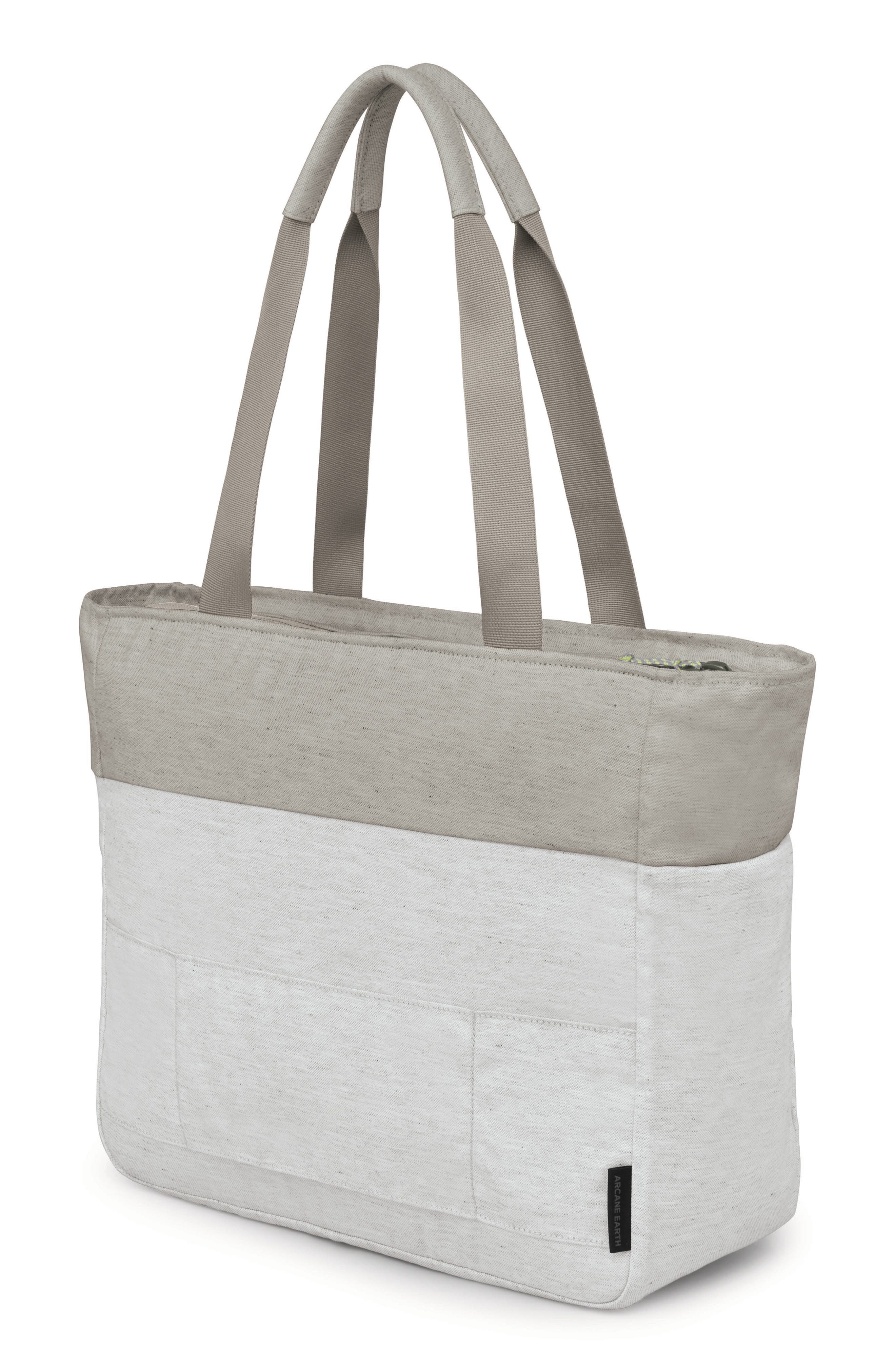 Osprey Arcane Earth Recycled Canvas Tote Bag, Alternate, color, Pediment Grey Block