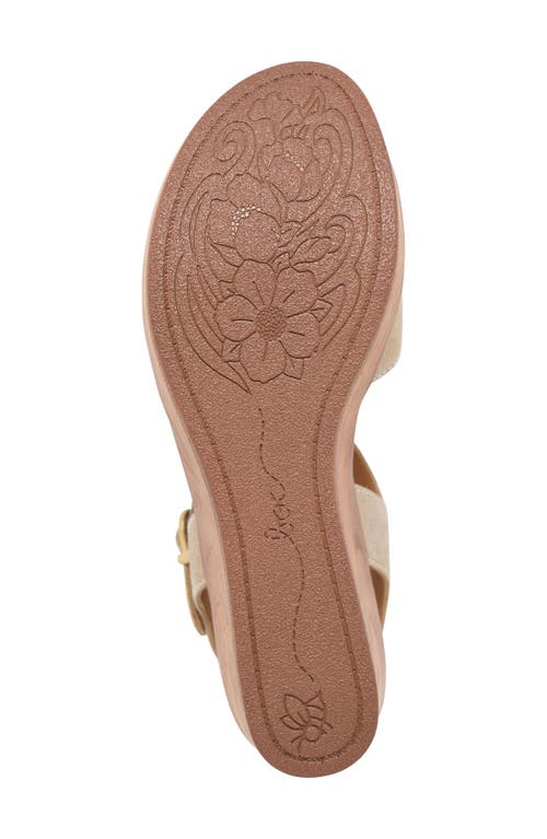 B O C By Børn Dalia Platform Clog Sandal In Champagne