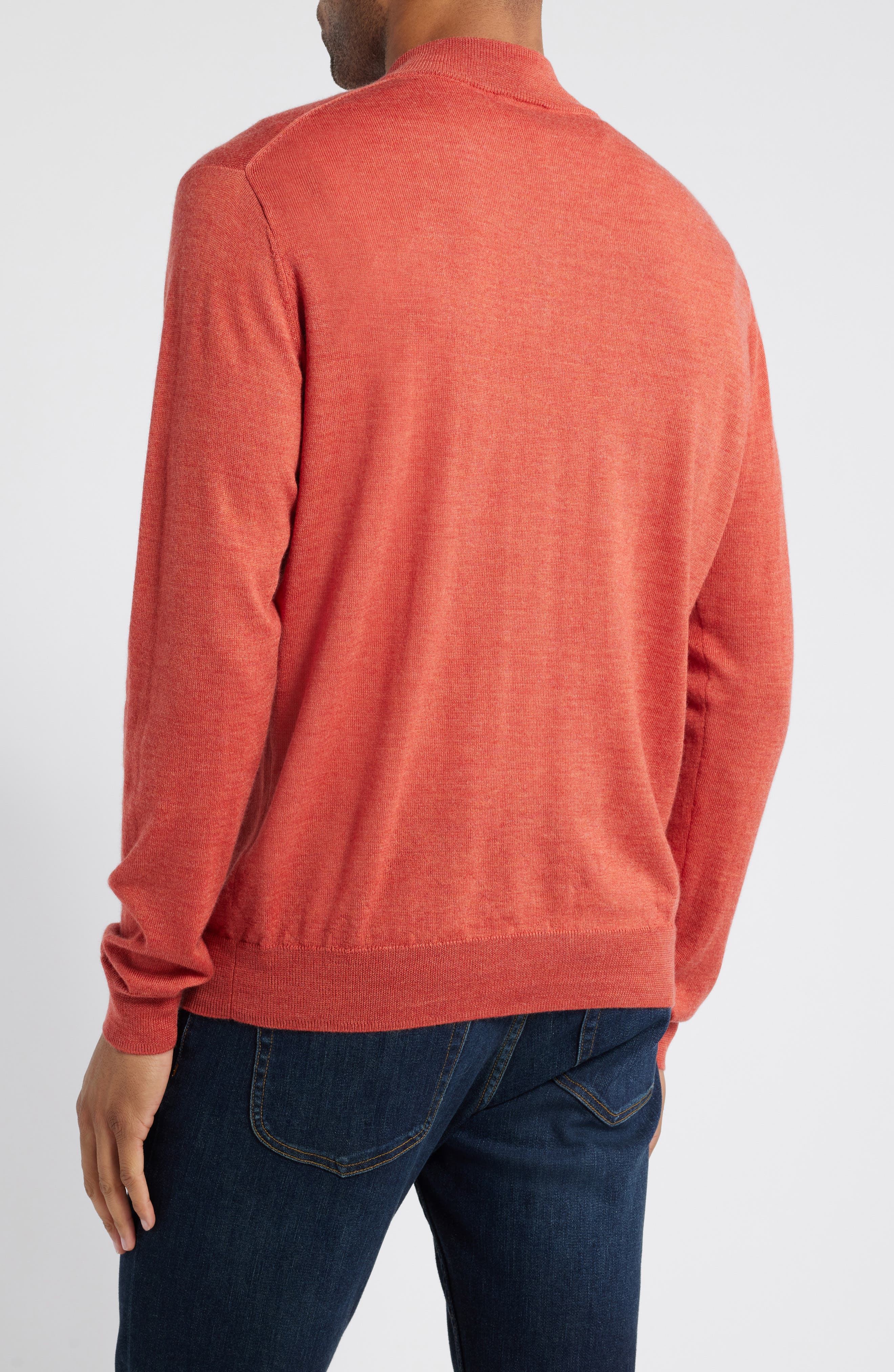 Autumn Crest Wool Blend Quarter Zip Sweater - image 2
