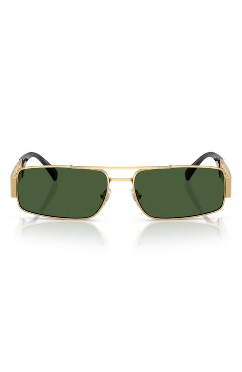 60mm Rectangular Sunglasses