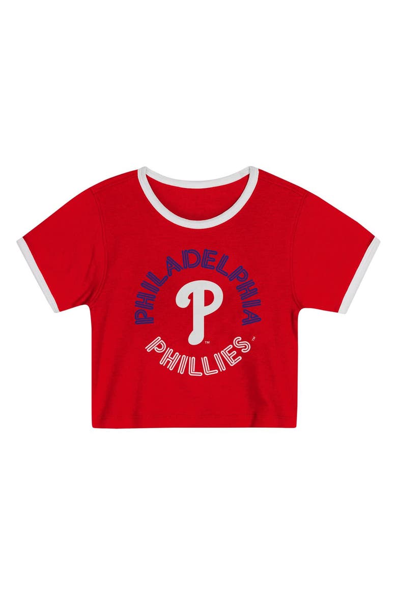 Toddler  Red Philadelphia Phillies Double Run T-Shirt & Shorts Set, Alternate, color, Red
