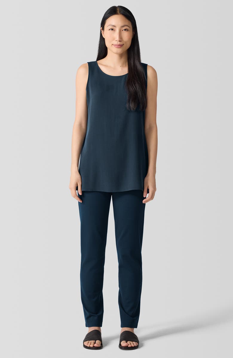 Eileen Fisher Slim Ankle Pants, Alternate, color, Deep Adriatic