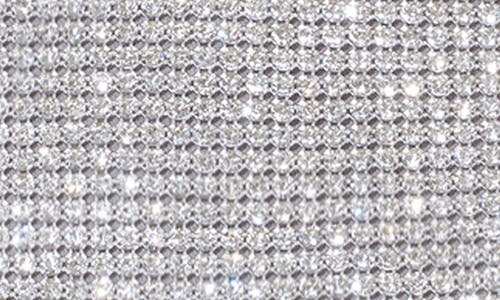 Cult Gaia Lillia Mini Glass Crystal Clutch Bag In Silver