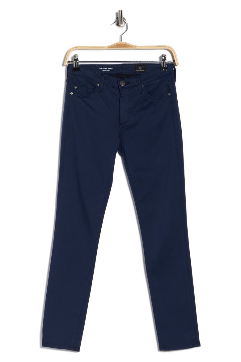 Prima Low Rise Ankle Cigarette Pants, Alternate, color, MIDNIGHT BERLIN