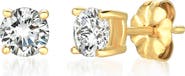 Crislu Cubic Zirconia Stud Earrings