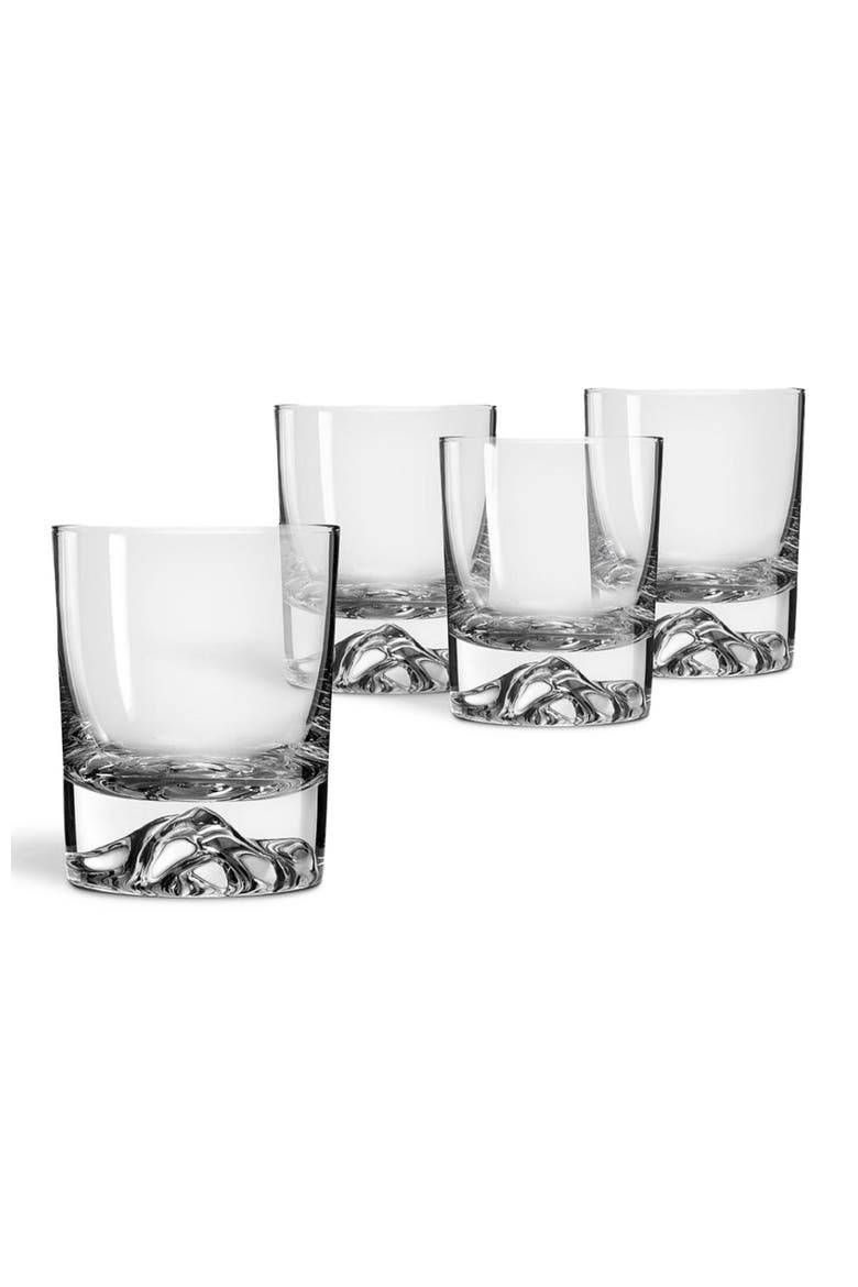 Iceberg Set of glasses for drinks, Alternate, color, White