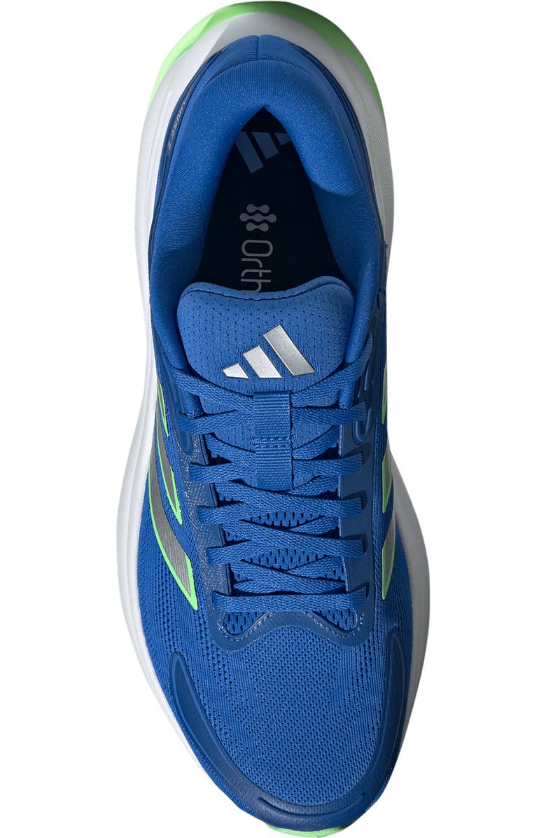 adidas Response 2 Running Shoe, Alternate, color, Blue/ Silver Met./ Lime Burst