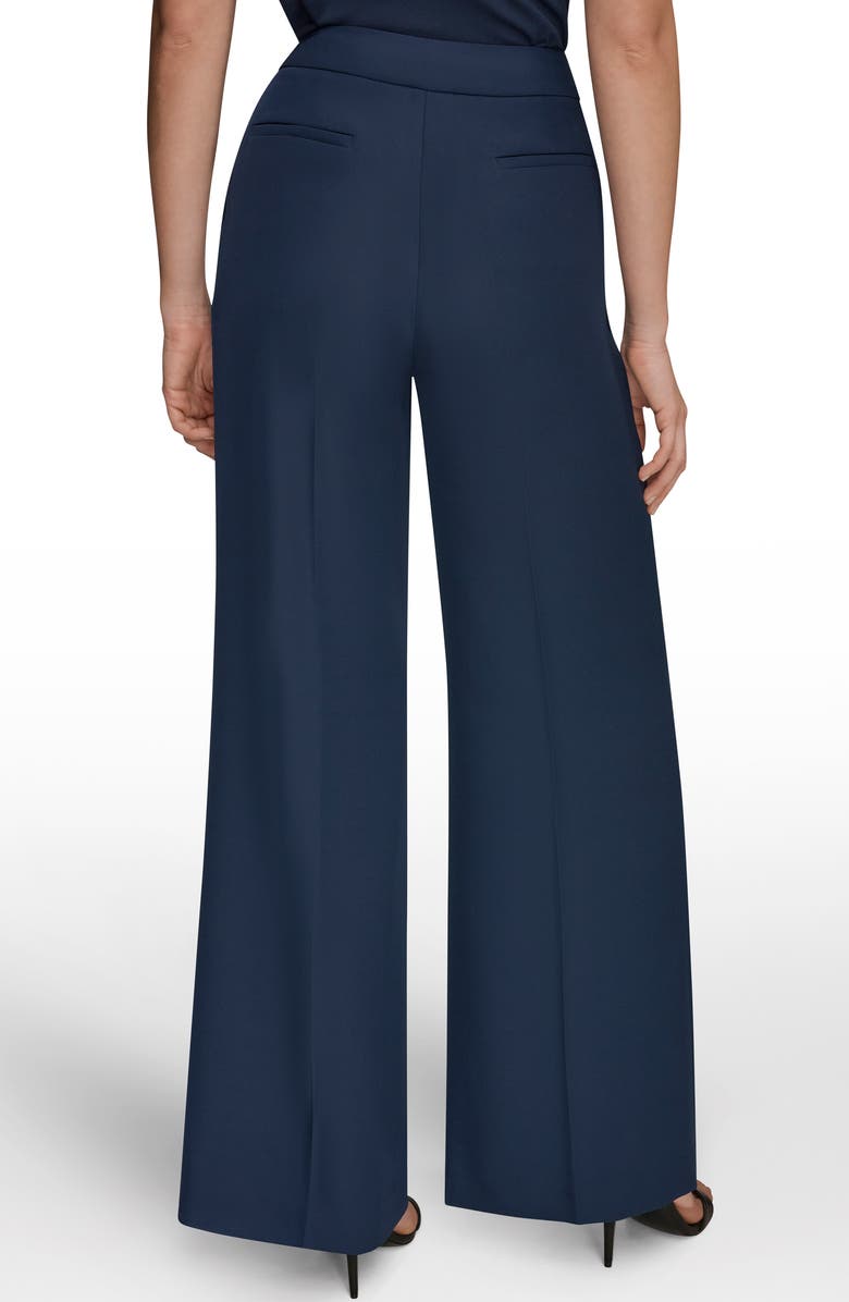 Donna Karan New York High Waist Wide Leg Pants, Alternate, color, Nightfall
