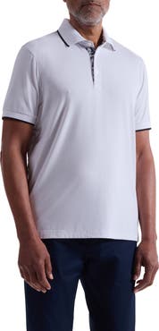 Bugatchi Three-Button Performance Polo