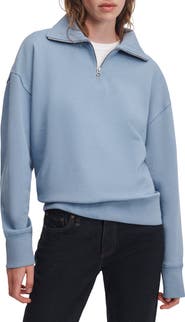 rag & bone The Everyday Terry Half Zip Pullover