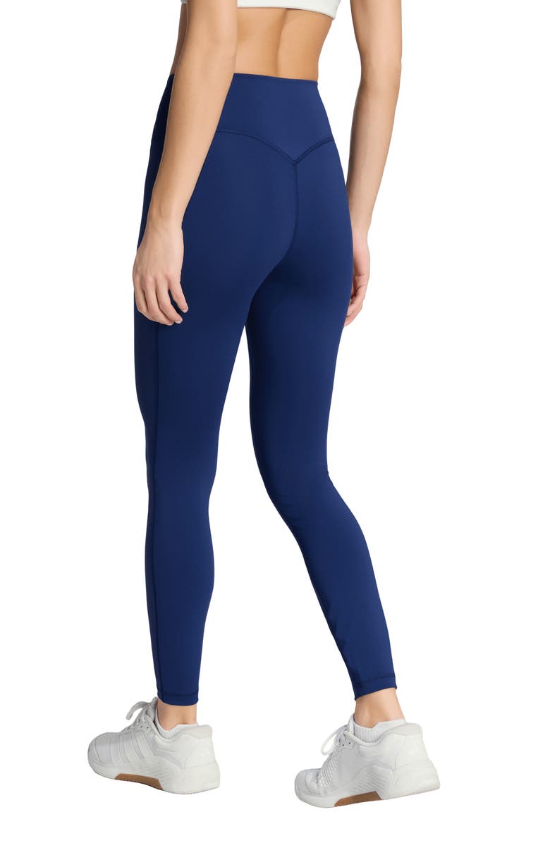 adidas Optime Workout Full Length Leggings, Alternate, color, Dark Blue