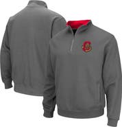 COLOSSEUM Men's Colosseum Charcoal Cornell Big Red Tortugas Logo Quarter-Zip Pullover Jacket