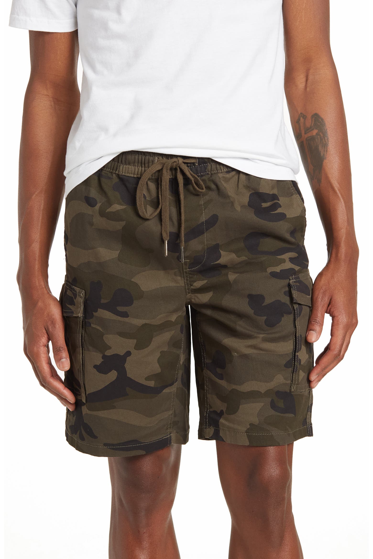 Water Main Laying Machine RDI Camo Pull-On Jogger Shorts (Men) | Nordstromrack