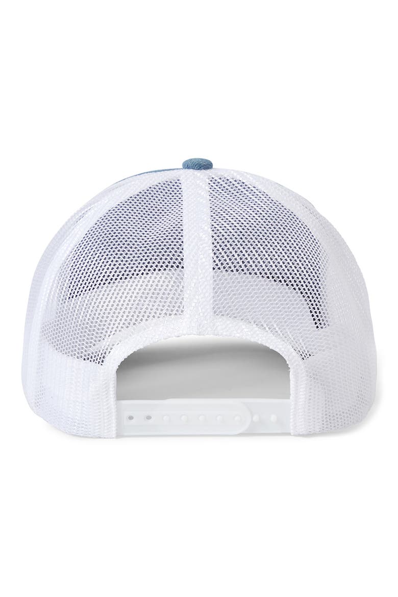 Phillips Netplus Trucker Hat, Alternate, color, DENIM/ WHITE