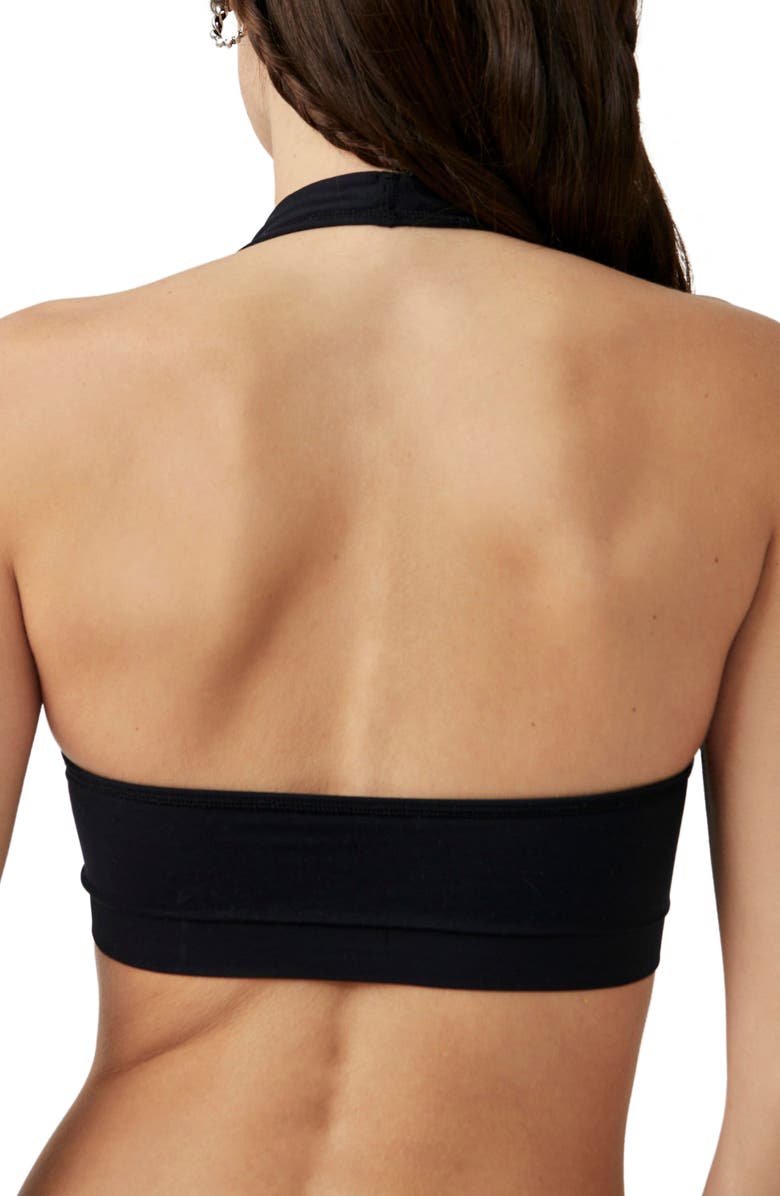 Free People Essential U-Neck Halter Neck Bra, Alternate, color,