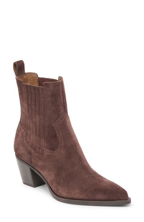 Slim Pointed Toe Bootie (Women)