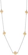 JARDIN Gold-Tone Filagree Clover Necklace