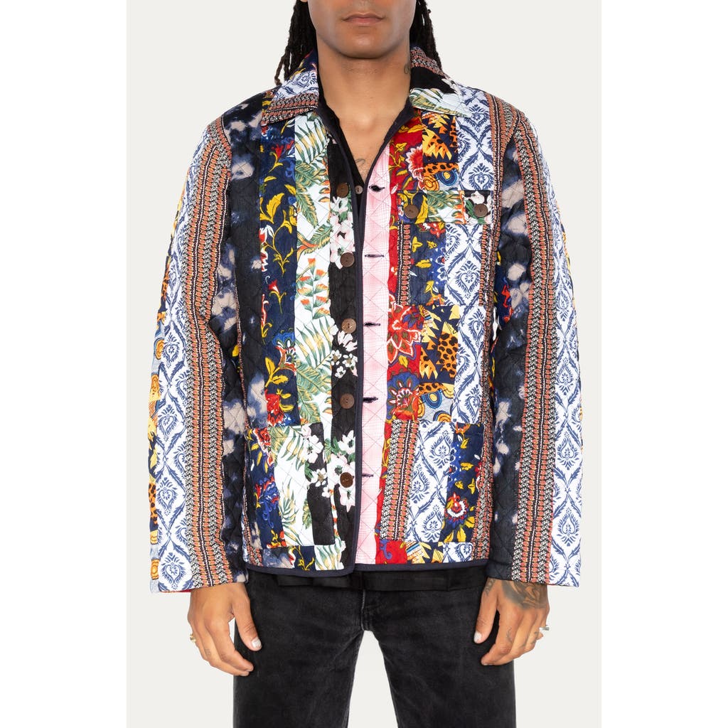 Raga Man Quilted Patchwork Jacket