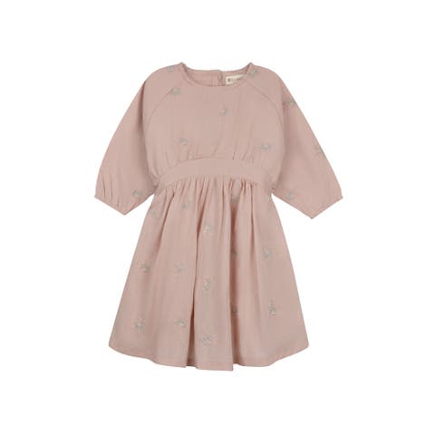 Looms Holland Collection - Girls Embroidered Floral Dress (Toddler, Little Kid & Big Kid)