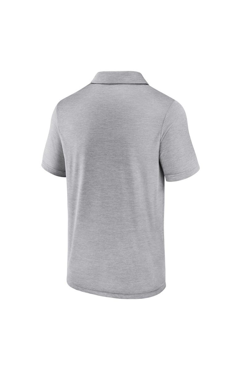 FANATICS Men's Fanatics Branded Gray Oklahoma Sooners Striated Primary Logo Polo, Alternate, color, Gray