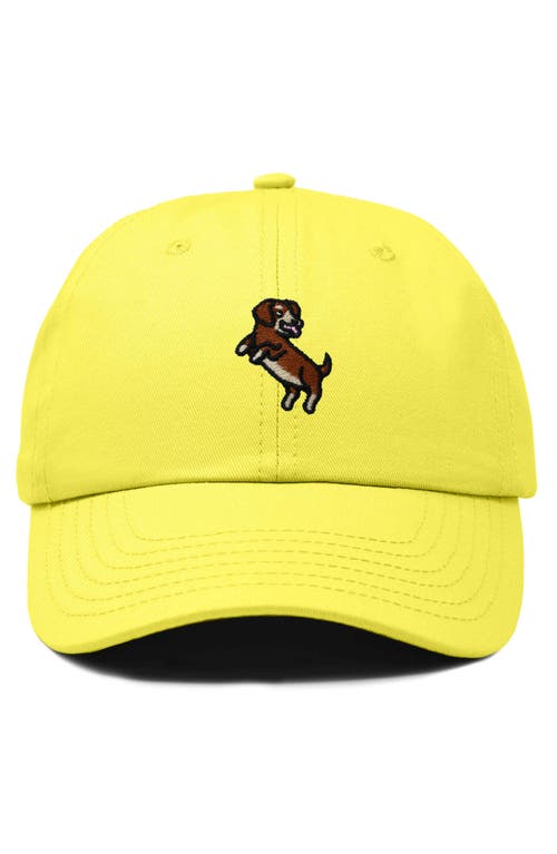 DALIX DALIX DACHSHUND EMBROIDERED DAD CAP