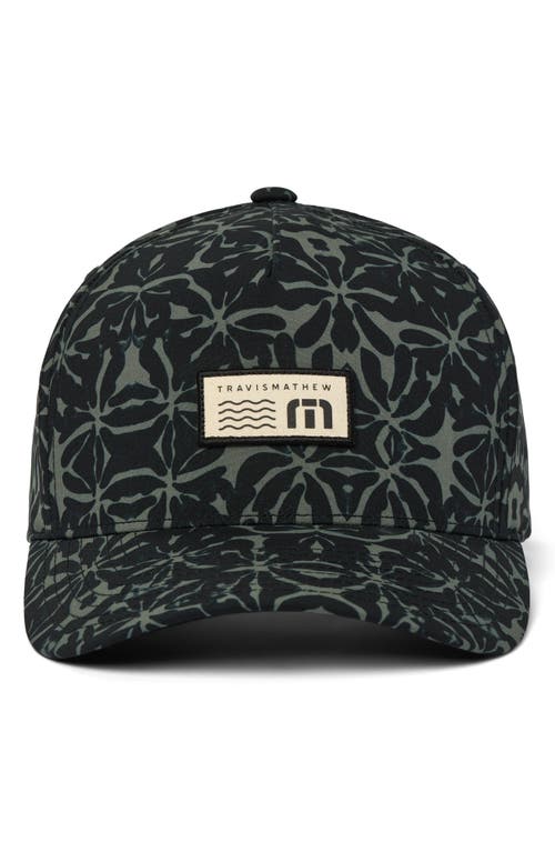 Travismathew Thundercloud Snapback Baseball Cap In Green