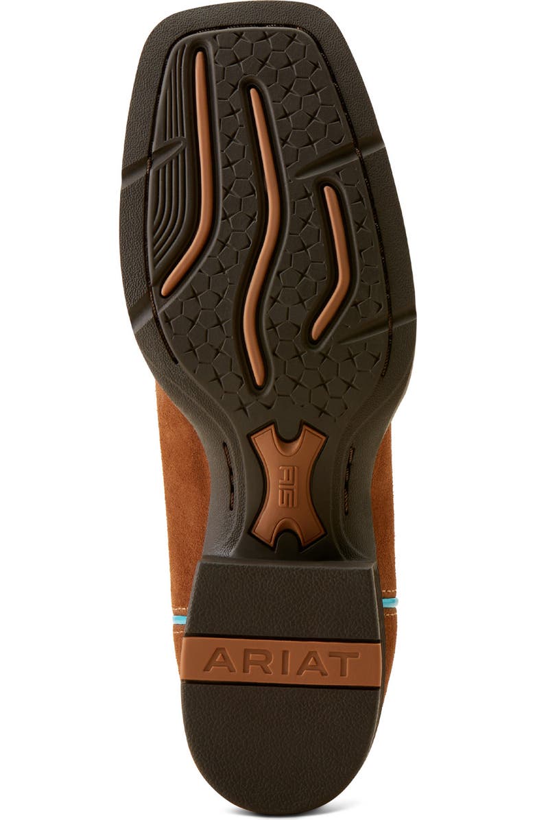 Ariat Round Up Ruidoso Leather Cowboy Boot, Alternate, color, Brown