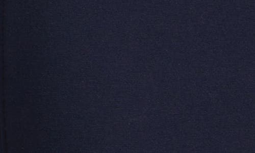 Hugo Boss Boss Dalmar Split Neck Dress In Clean Navy