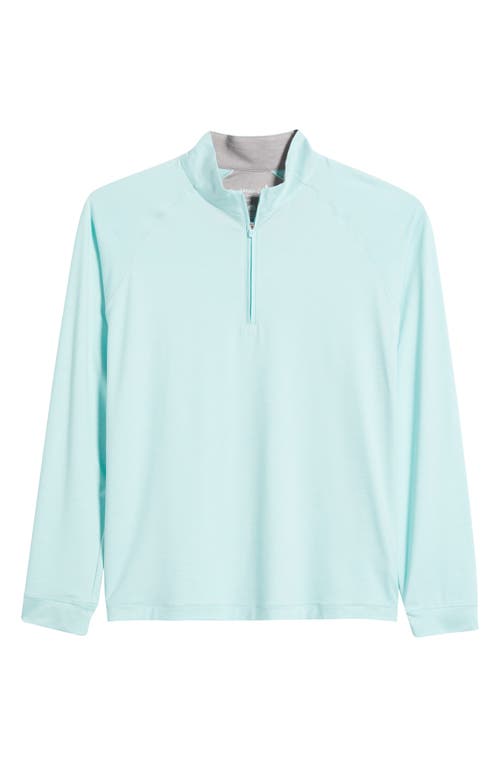 Johnnie-o Freeborne Prep-formance Quarter Zip Pullover In Blue