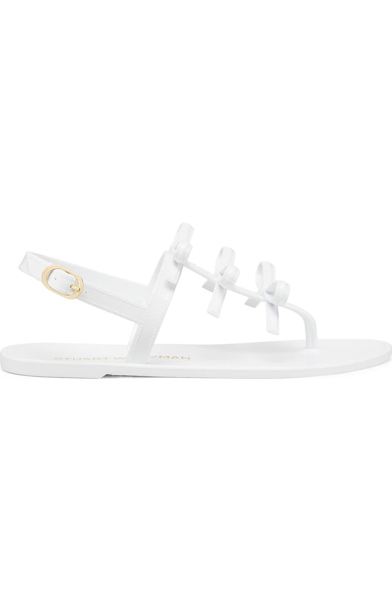 Stuart Weitzman Felicity Jelly Sandal, Alternate, color, White