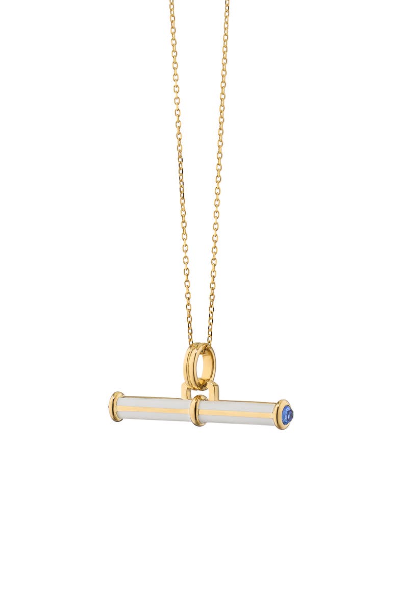 18k Gold Ceramic Toggle Necklace, Main, color, 18K YELLOW GOLD