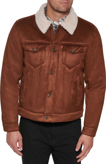 Levi s Faux Shearling Lined Trucker Jacket Nordstrom