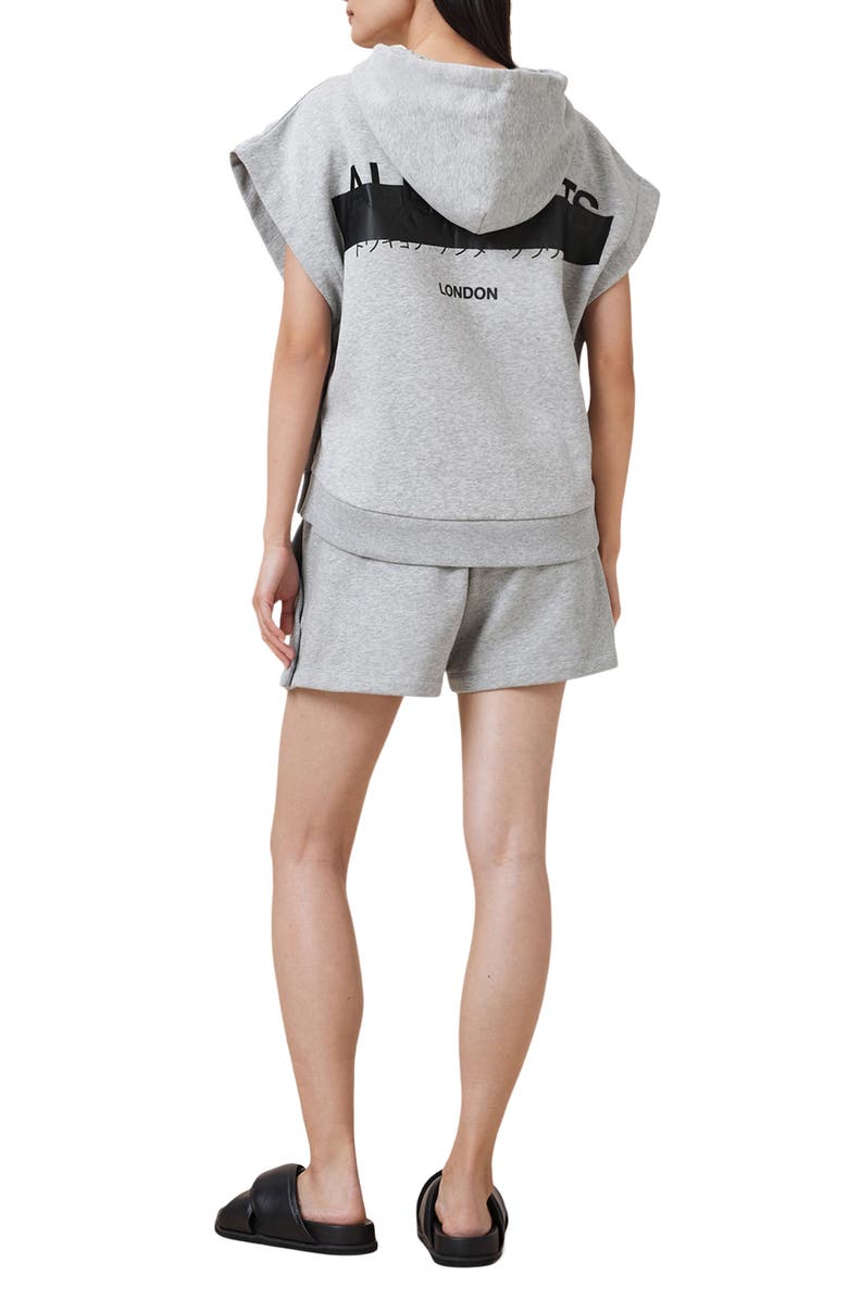 AllSaints Sorri Cotton Sweat Shorts, Alternate, color, 