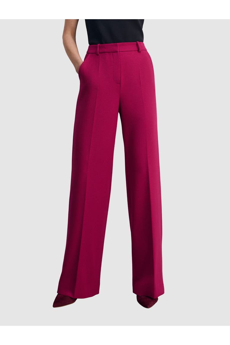 Adelaide Crepe Trousers, Main, color, Pink