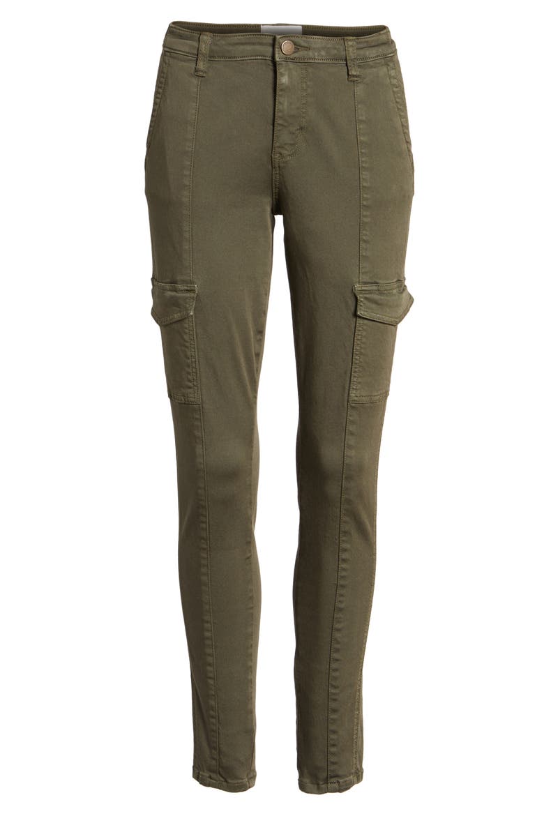 Skinny Cargo Pants, Alternate, color, OLIVE
