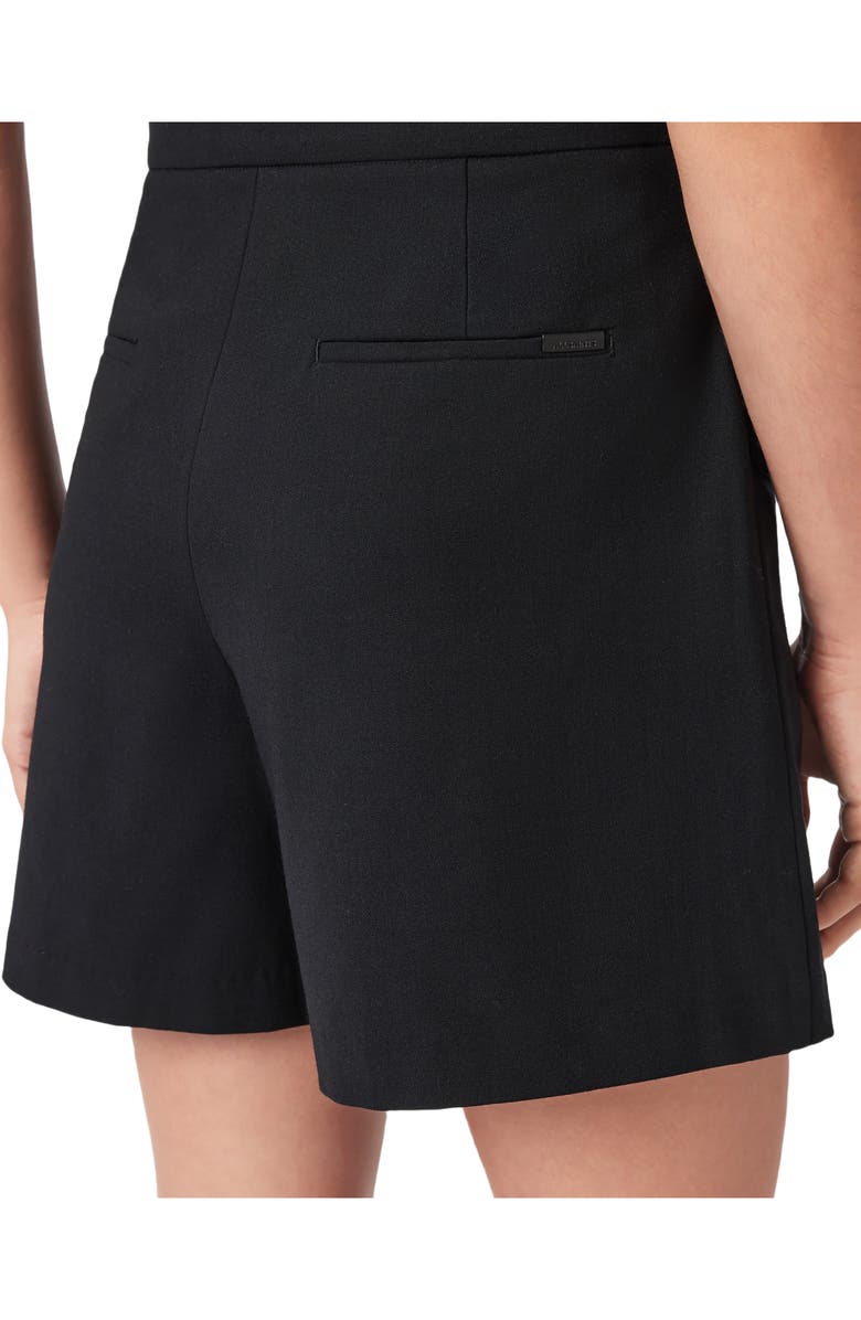 AllSaints Mimmie Wrap Skort, Alternate, color, Black