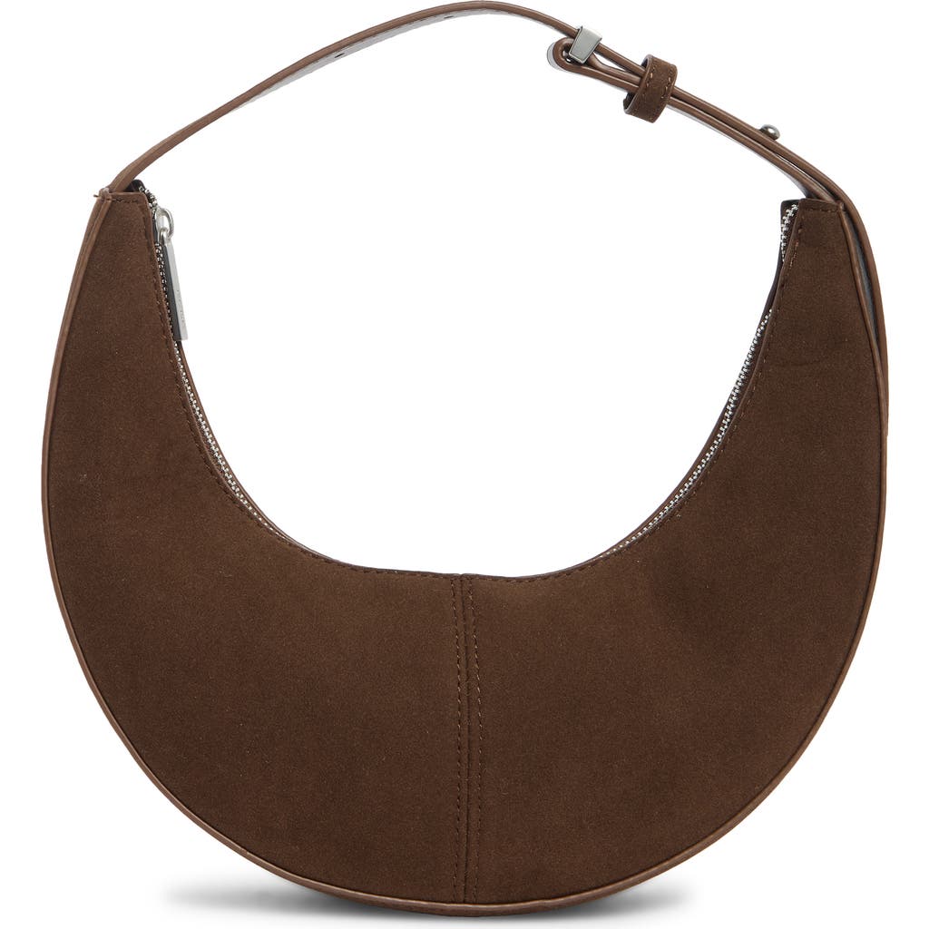 Bcbg Skinny Crescent Mini Hobo Bag In Brown