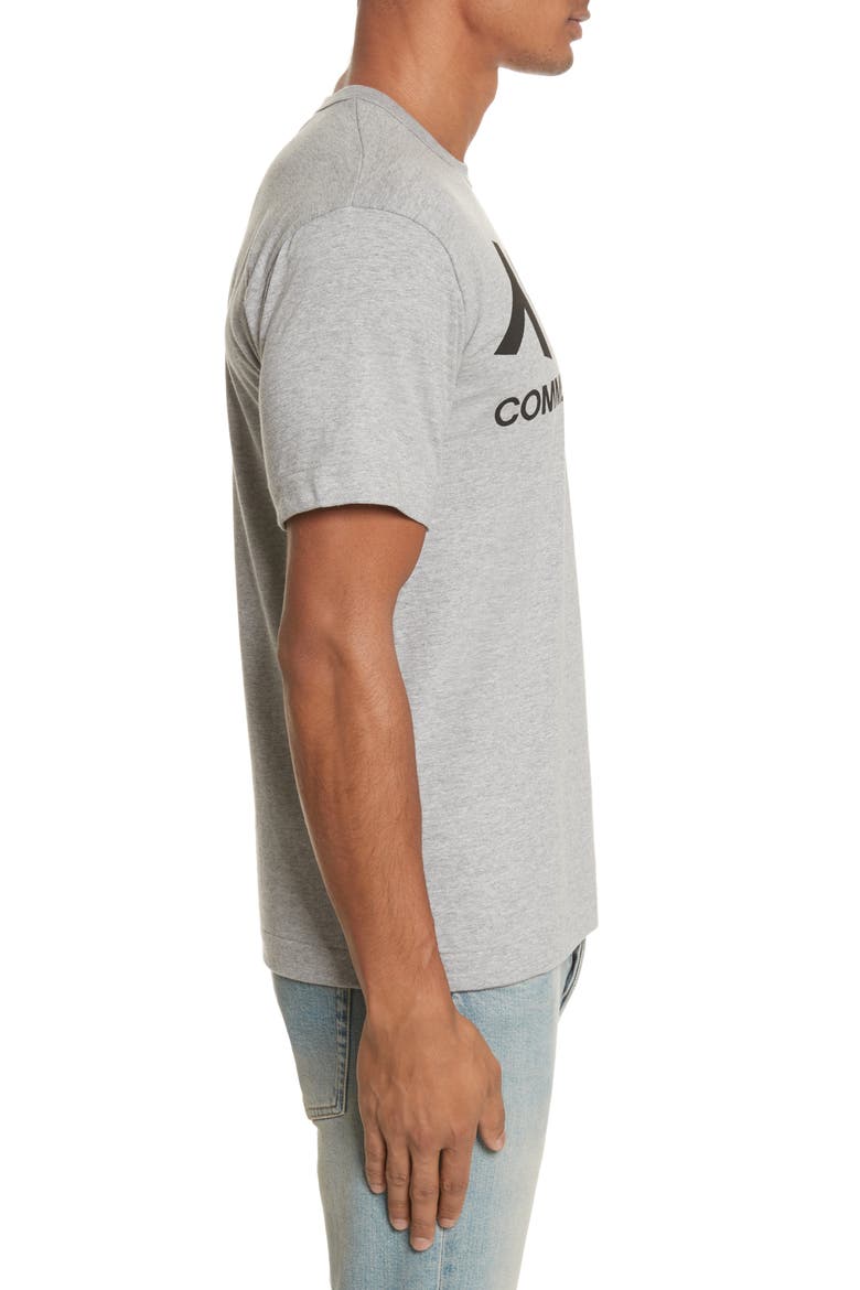 Upside Down Graphic Tee, Alternate, color, GREY