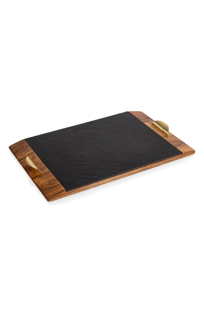 Picnic Time Covina Serving Tray, Main, color, Black