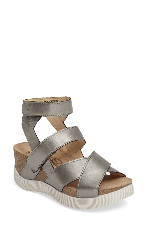 FLY LONDON FLY LONDON 'WEGE' LEATHER SANDAL