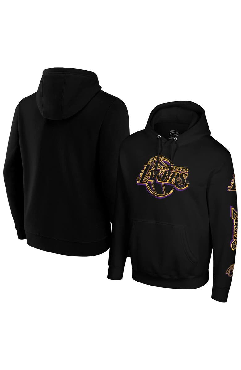 Stadium Essentials Unisex Stadium Essentials Black Los Angeles Lakers Elementized Ride Hoodie, Main, color, Black