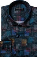 MASUTTO Rob Print Button-Up Long Sleeve Shirt