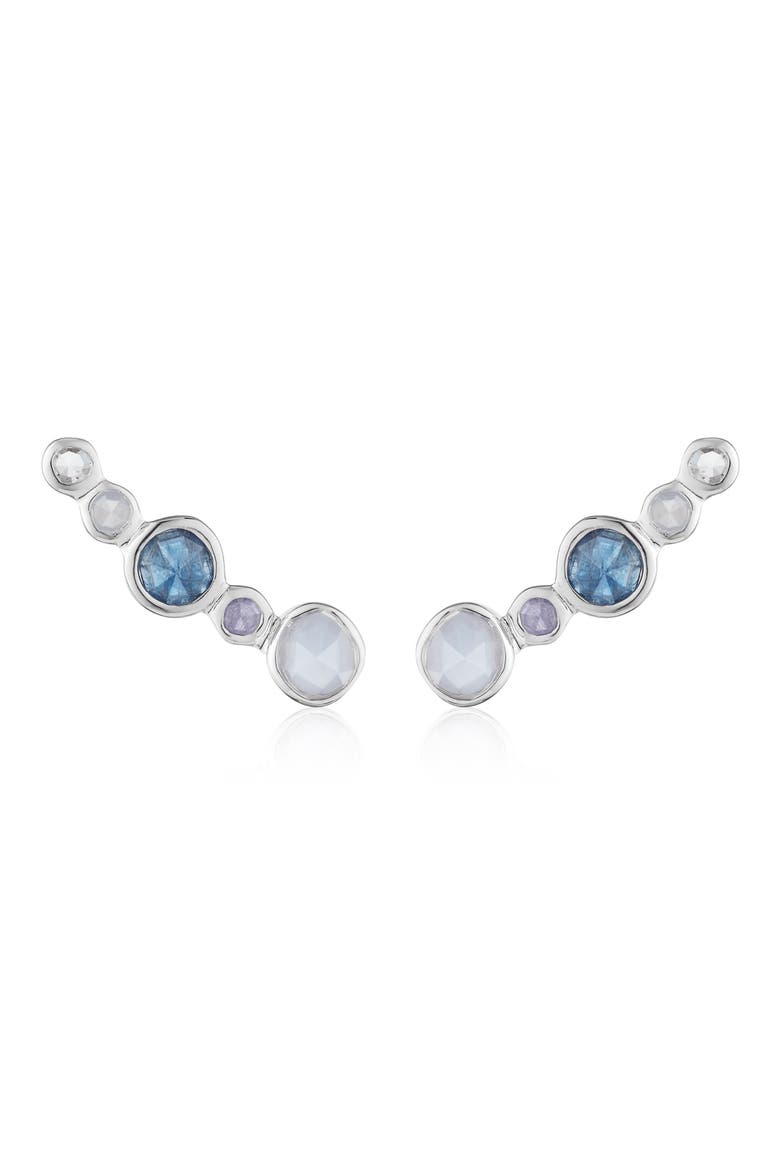 MV Siren™ Ear Climbers, Main, color, SILVER
