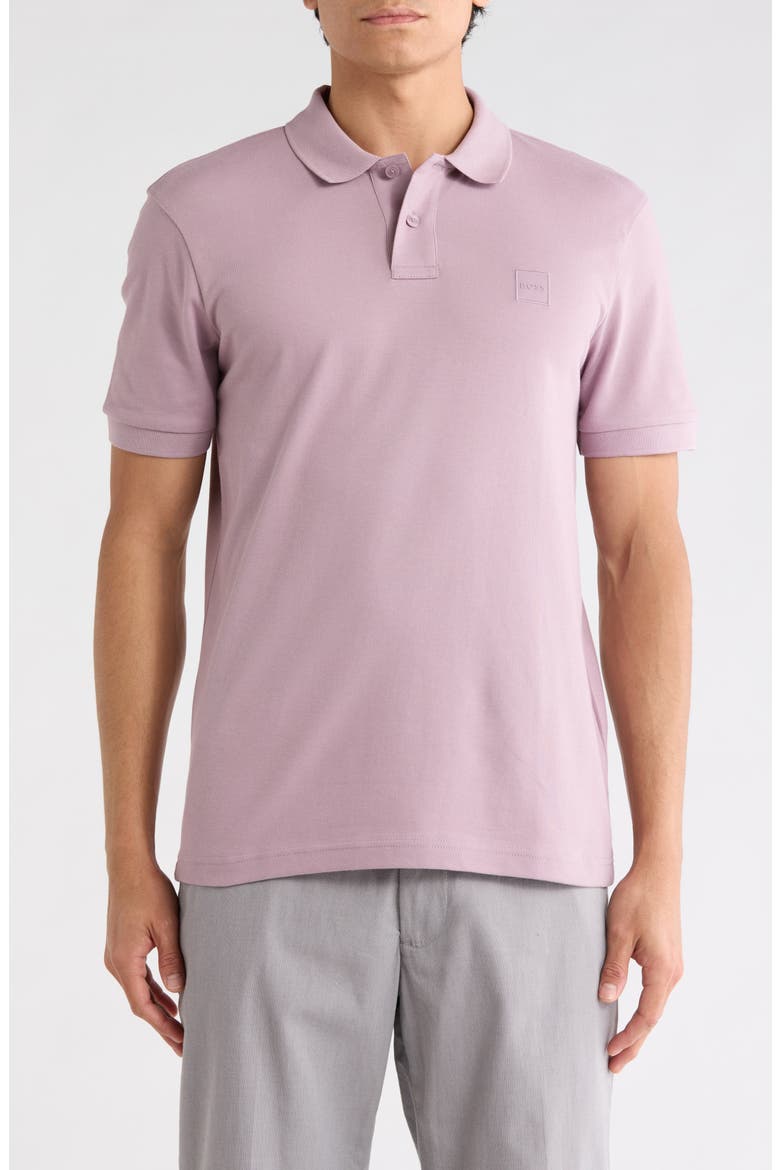 Passenger Short Sleeve Polo, Main, color, OPEN PRPLE
